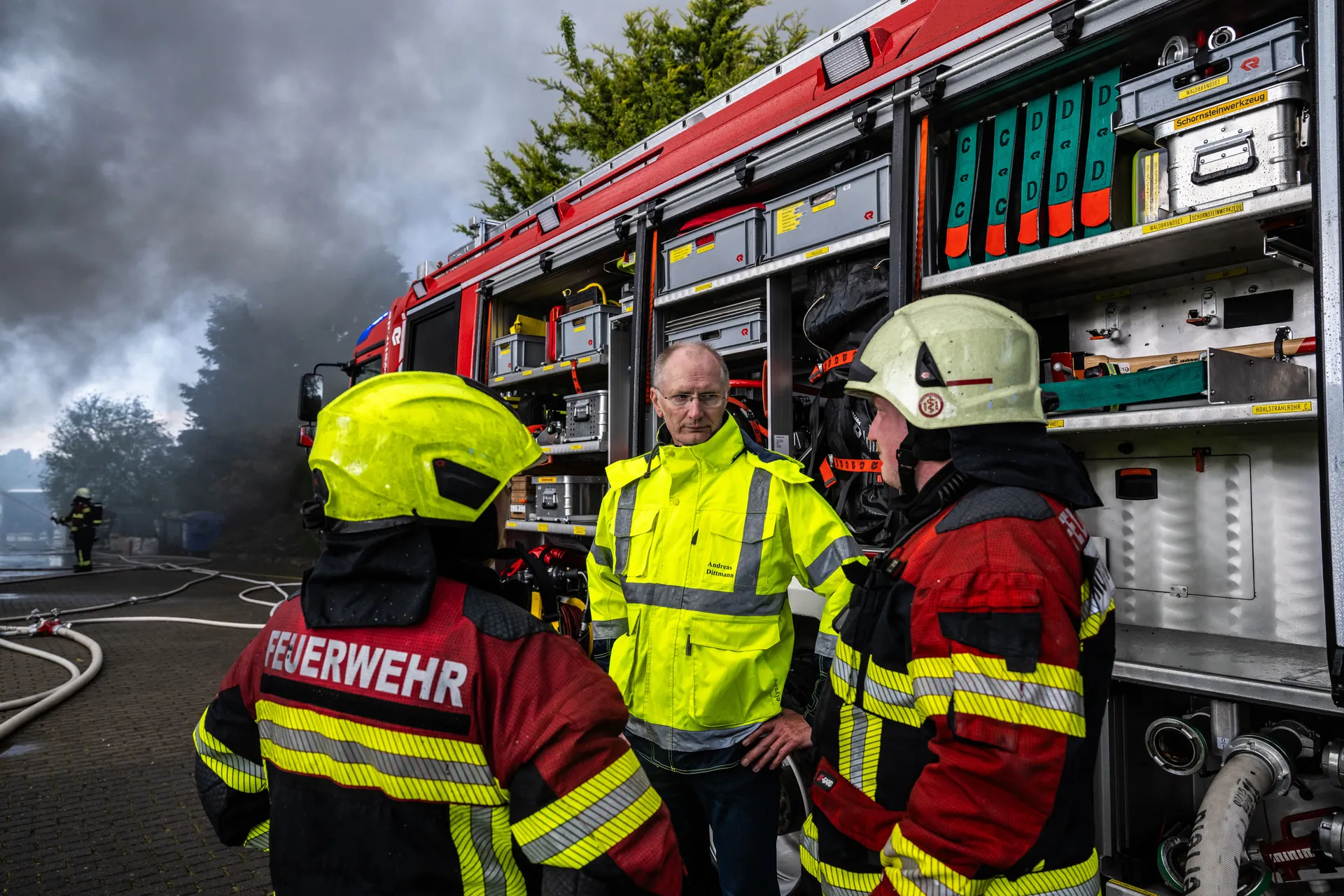 Feuerwehreinsatz Heidmathen